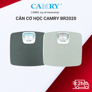  Cân cơ học KHÔNG DÙNG PIN CAMRY BR2020 cân lò xo sức khỏe khung kim loại bền bỉ trọng lượng tối đa 130kg 