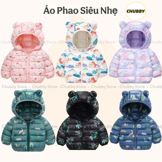  Áo Khoác Cho Bé Áo Phao Gió Cho Bé Trai,Bé Gái Hàng Siêu Nhẹ Mềm Và Ấm Cho Bé 