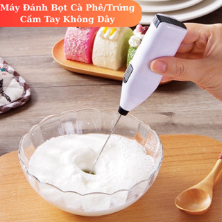 Máy Đánh Trứng Mini Cầm Tay, Khuấy Pha Cafe, Tạo Bọt Mới Nhất Sử Dụng Pin Tiện Lợi Du Lịch Dã Ngoại 88065