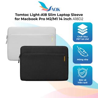 Túi xách chống sốc Tomtoc Light-A18 Slim Laptop Sleeve for Macbook Pro M2/M1 14 inch A18D2 - Hàng chính hãng
