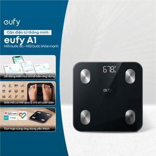 Cân điện tử thông minh eufy A1 | Bluetooth lưu trữ | Thiết kế nhỏ gọn - Hàng chính hãng - Bảo hành 12 tháng