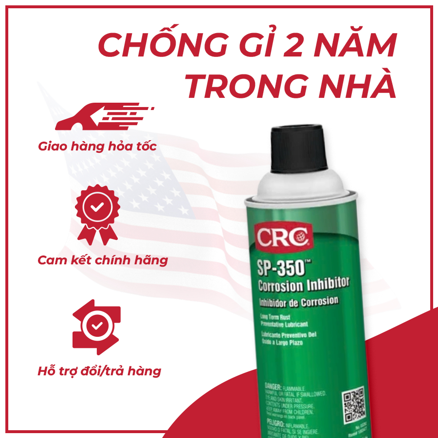 CRC® SP-350™ Corrosion Inhibitor, 03262 Dung dịch chống gỉ chất lượng cao