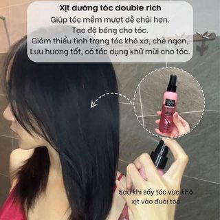 Nước Xịt Dưỡng Tóc Chăm Dóc Hư Tổn Double Rich Extra Double Repair (120ml/250ml)
