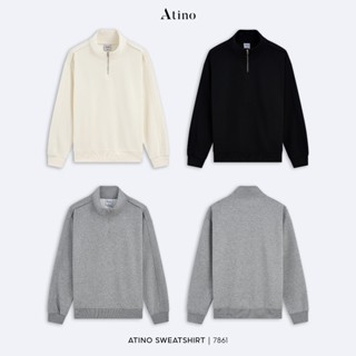  Áo Nỉ ATINO Half-Zip Chất Liệu Cao Cấp Trendy 3.7861 