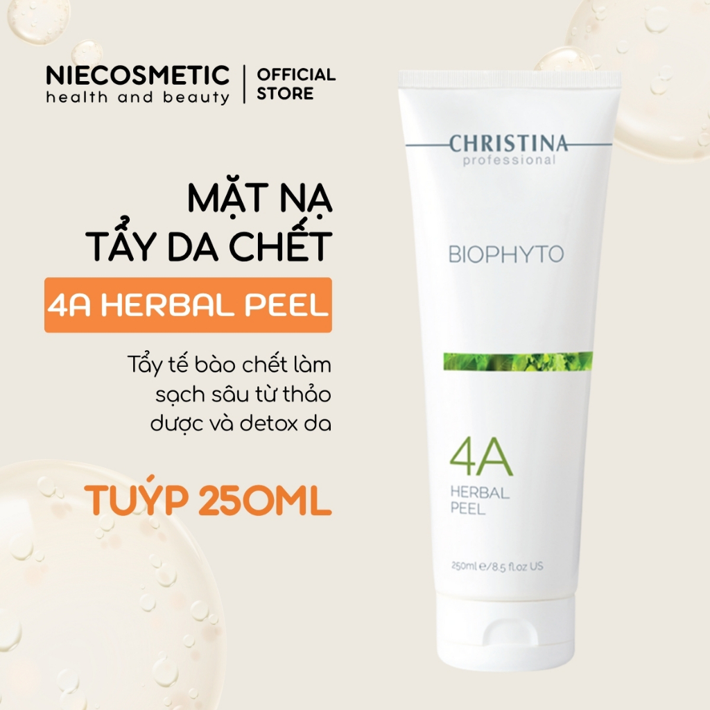 Mặt nạ peel da Christina Herbal Peel 4A thảo dược làm sạch sâu và tái tạo da mịn màng