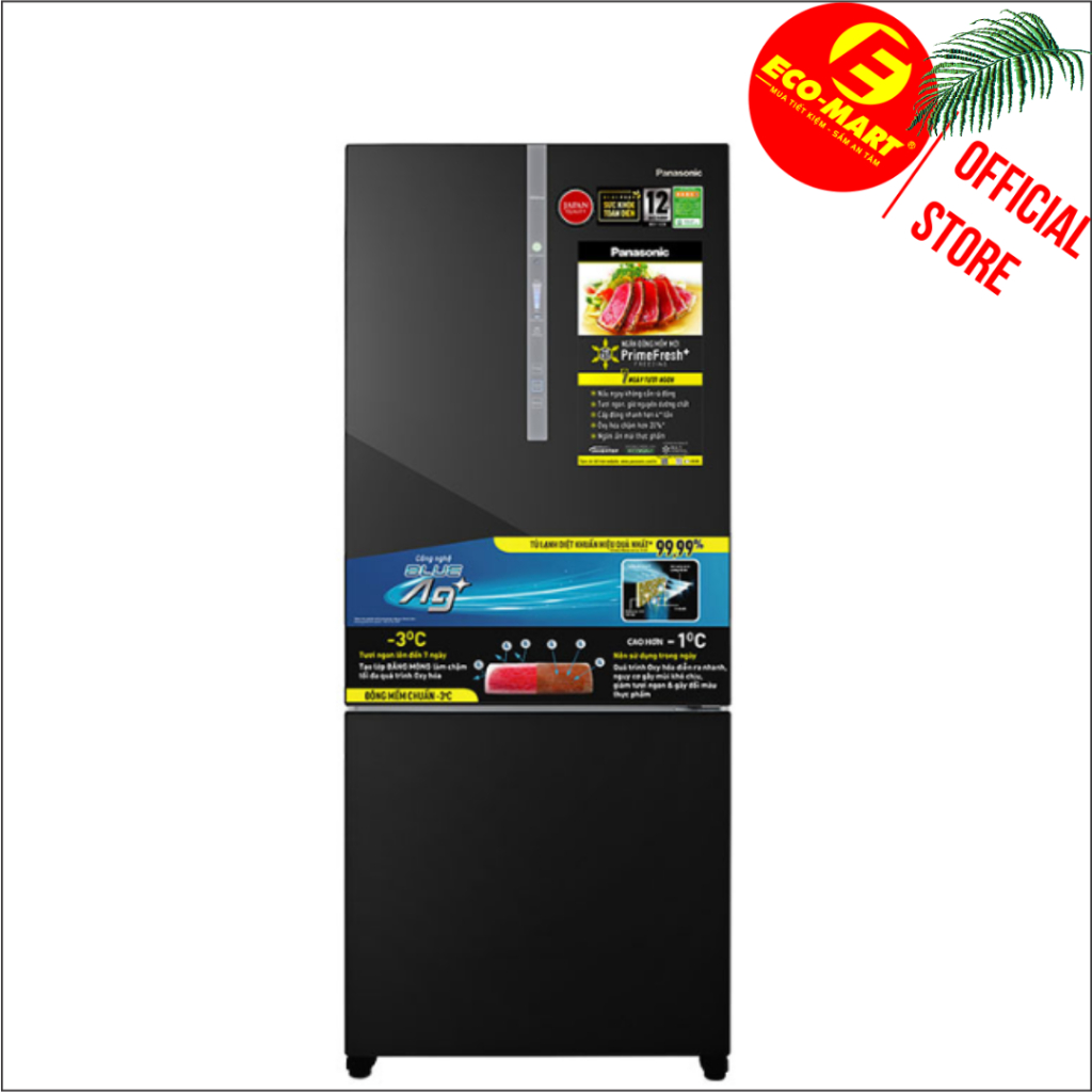 Tủ lạnh Panasonic NR-BV281BGMV Inverter 255 lít Có lắp đặt