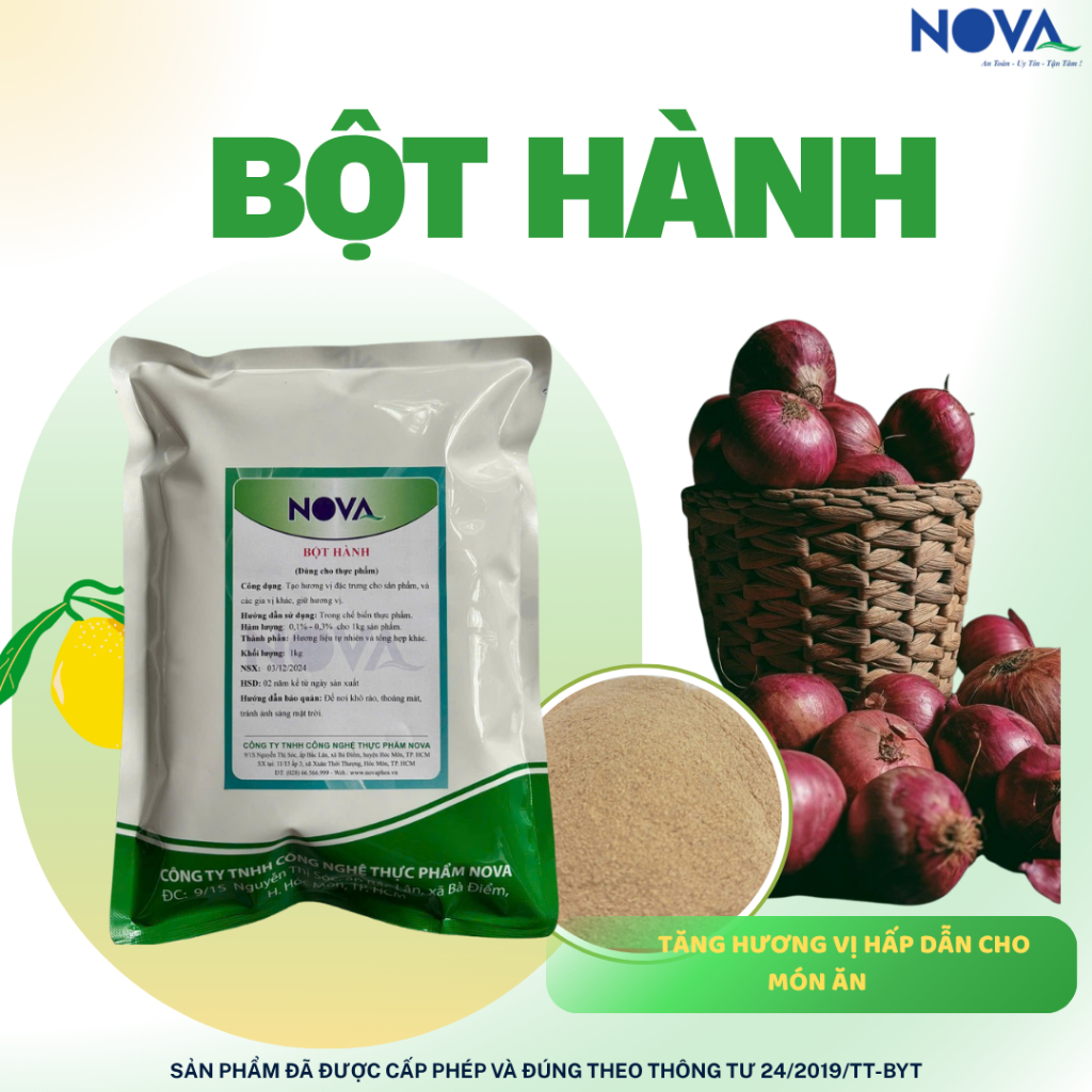 Bột Hành, Bột Hành Tím Nguyên Chất ONION POWDER