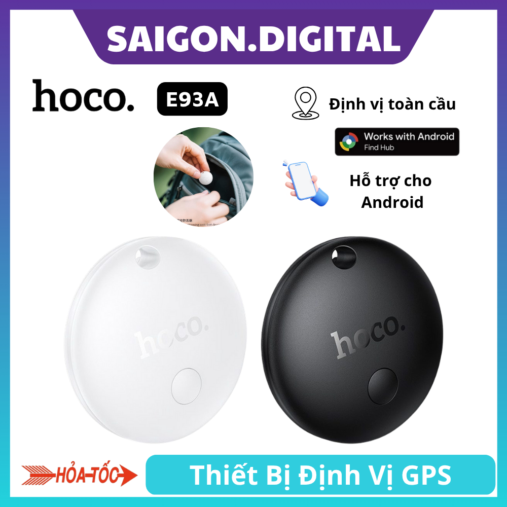 [Dành Cho ANDROID] Thiết Bị Định Vị HOCO E93A - Định Vị Toàn Cầu - Phát Âm Thanh Tìm Thiết Bị