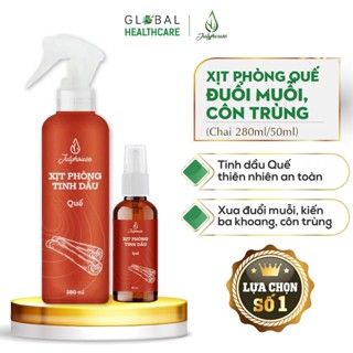  Xịt phòng tinh dầu quế Julyhouse đuổi kiến ba khoang côn trùng thư giãn  50ml 280ml  