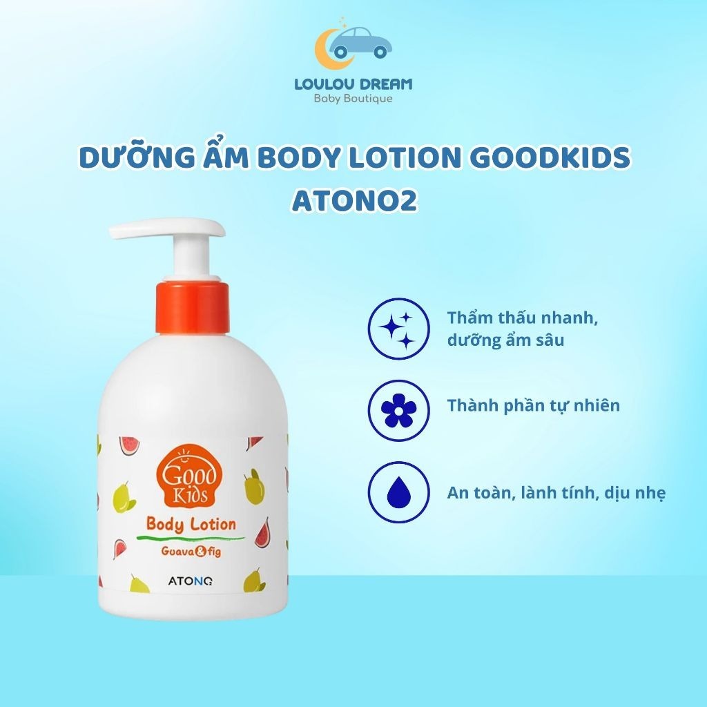 Sữa dưỡng ẩm body lotion Goodkids Atono2