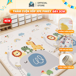   SIÊU TỐC 4H  Thảm Cuộn Pakey Xốp XPE Dày 2cm Thảm Xốp Trải Sàn Chống Trơn Trượt Cho Bé Tập Bò Tập Đi 