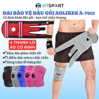  Đai Quấn Bảo Vệ Đầu Gối Aolikes A-7912 Bó Gối Thể Thao Hỗ Trợ Chạy Bộ Tập Gym Bóng Đá Cầu Lông 