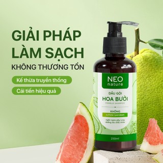  Dầu Gội Tinh Dầu Bưởi Hỗ Trợ Mọc Tóc Ngừa Rụng An Toàn Lành Tính Thiên Nhiên NEONATURE 250ml  Chai  