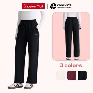   MUA2GIẢM50%  Quần dài thể thao Nữ Studio Pants quần nữ thu đông mềm mại ấm áp - Coolmate Active For Women 