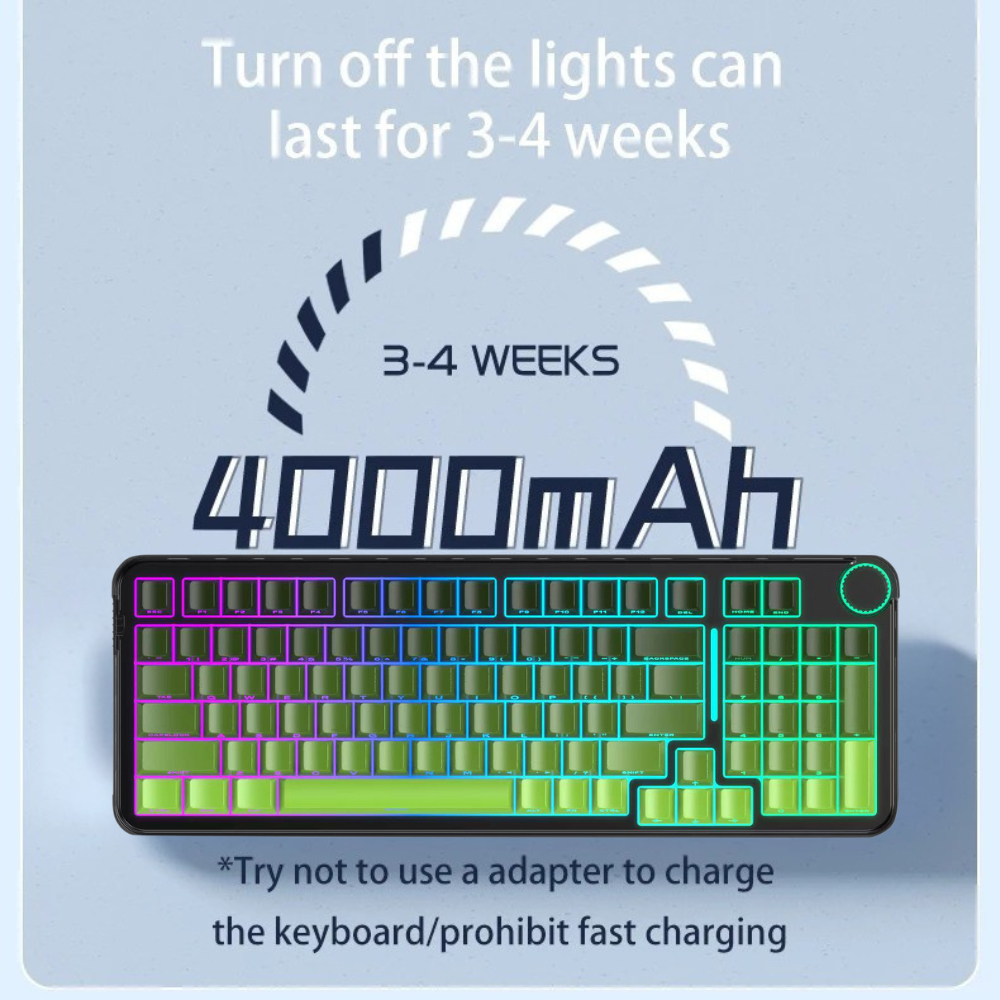 Bàn phím cơ ATAS BK98 không dây 3 mode - Mạch Xuôi - Hỗ trợ hotswap 5 pin - LED RGB - Có Web | BigBuy360 - bigbuy360.vn