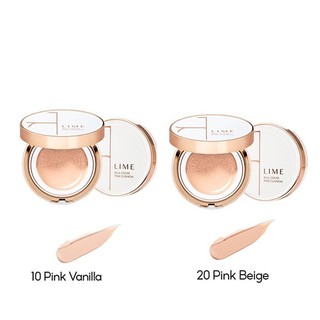 Phấn Nước LIME Real Cover Pink Cushion/V Collagen Ample Cushion SPF 50+/PA+++ 20g
