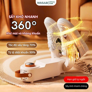 Máy Sấy Giày Khử Mùi Bằng Tia Cực Tím Thông Minh WASABI Có Hiển Thị Nhiệt Độ Làm Khô Tất Đa Năng