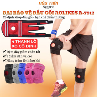 Bó Gối Thể Thao Aolikes AL7912 Băng Bảo Vệ Đầu Gối Đệm Silicon Thủ Môn Đá Bóng Tập Gym Bóng Chuyền 