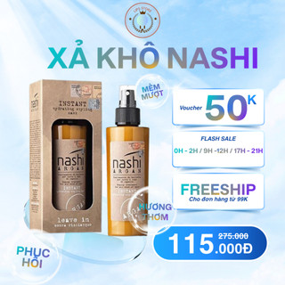  Xịt Dưỡng Xả Khô Làm Phồng Tóc Nashi | Chính Hãng | 150ml 