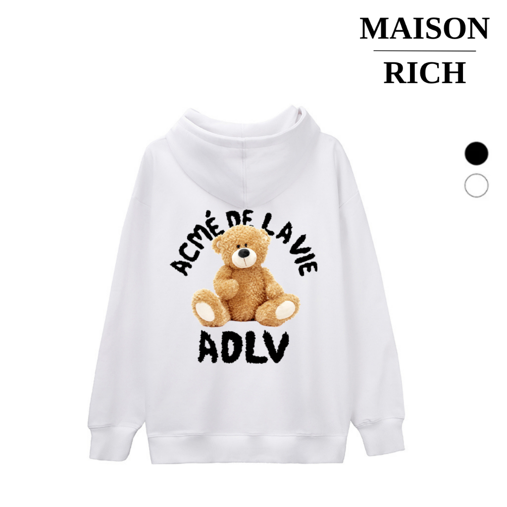 Áo Hoodie Premium Nỉ Acme De La Vie Adlvv Teddy Bear