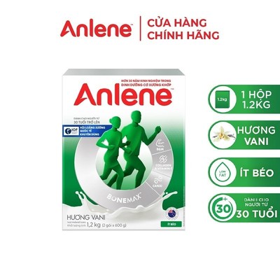 [Deal độc quyền Hannah Olala] Sữa Bột Anlene Hương Vani 1.2kg