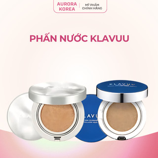  Phấn nước Klavuu lâu trôi Cushion che phủ tự nhiên có chống nắng SPF50+ PA+++ - Aurora Korea 