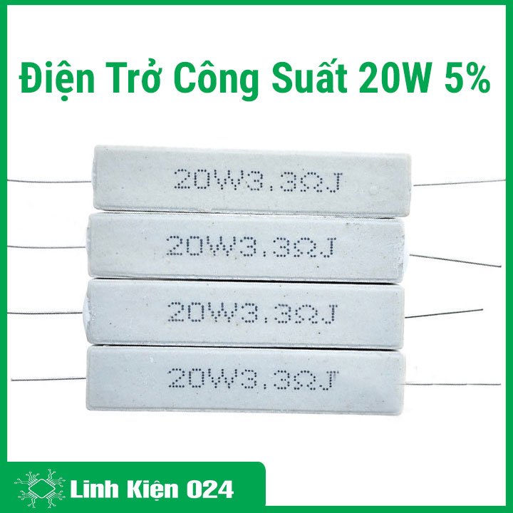 Điện Trở Công Suất 20W 5% ( Trở Sứ )