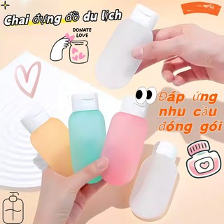 11món Set hộp chai lọ chiết dầu gội sữa tắm mini mang đi du lịch, công tác tiện lợi