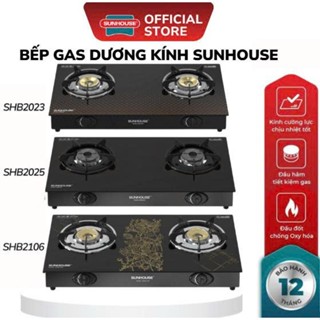 Bếp Gas Dương Kính SUNHOUSE SHB2023 | SHB2025 | SHB2106 - Hàng chính hãng - Bảo Hành 12 Tháng - Bếp Đôi Tiết Kiệm Ga