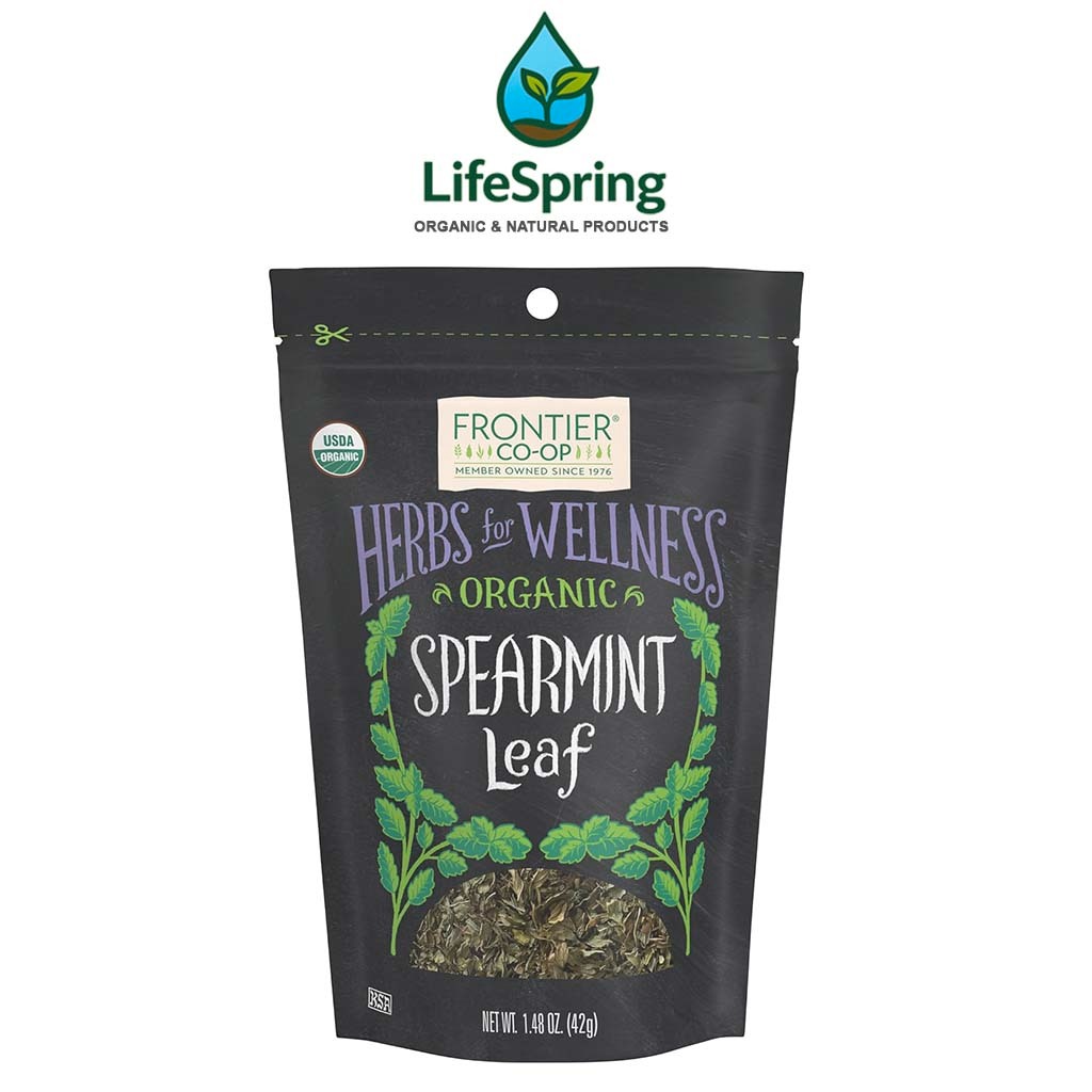 Trà Lá Bạc Hà Spearmint Hữu Cơ Frontier Co-op Organic Spearmint Leaf, 42g