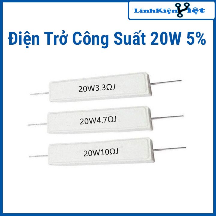 Điện Trở Công Suất 20W 5% ( Trở Sứ )