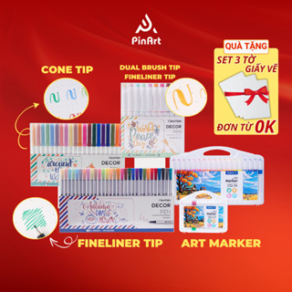  Bộ Bút Brush Classmate Decor Pen Trang Trí Tiêu Đề Bút Viết Calligraphy Chuyên Dụng 10 20 30 Màu MK0001 2 3 Tô Màu Vẽ 