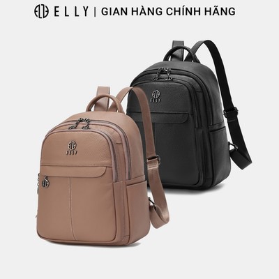 Balo nữ da thật ELLY EB51 balo thời trang cao cấp đựng ipad đi làm đi học