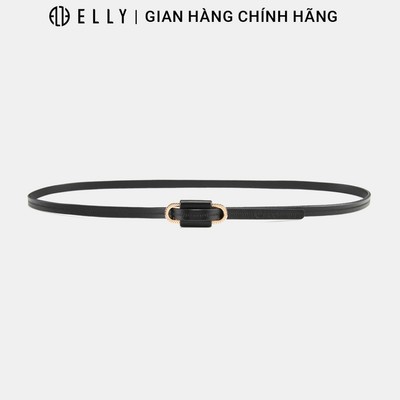 Thắt lưng nữ ELLY khóa luồn da bò Italy ED14 cao cấp dây nịt nữ thời trang chính hãng
