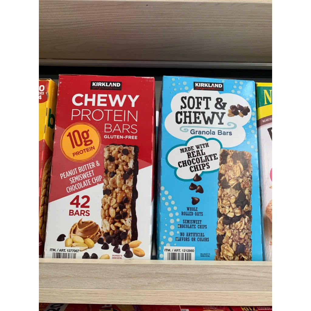 🍫🥜🌾THANH BÁNH NGŨ CỐC SOCOLA DINH DƯỠNG CỦA MỸ KIRKLAND CHEWY PROTEIN BAR - SOFT & CHEWY 42 - 64 GÓI