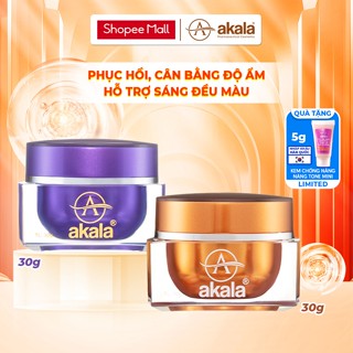  BỘ ĐÔI Kem Dưỡng Da Phục Hồi Postbiotic + Kem Nám Tàn Nhang Đồi Mồi Tranexamic Acid akala 30g 
