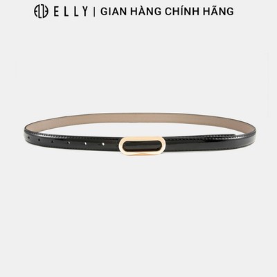 Thắt lưng nữ ELLY ED43 khóa móc da bò cao cấp dây nịt nữ thời trang chính hãng