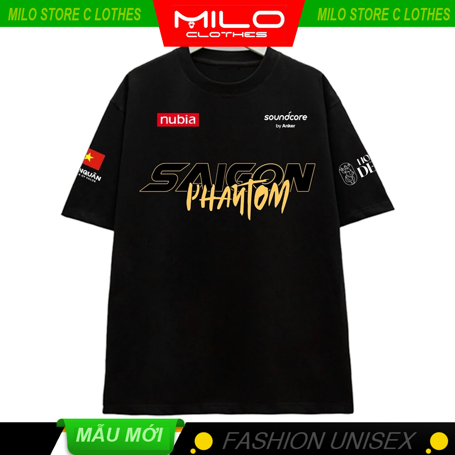 [ Milo.Clothes ] Áo Thun Saigon Phantom - Sans 707 Tứ Sans Đại Chiến