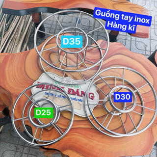  GUỒNG TAY INOX : D15-D20 - D25 - D30-D35 QUẤN DÂY DIỀU 