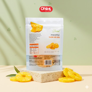 Thơm Sấy Dẻo Ohla 100g - Trái Cây Tươi Tự Nhiên Được Tuyển Chọn Kỹ Lưỡng