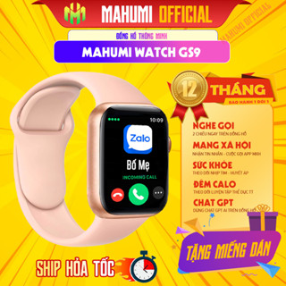 Đồng hồ thông minh MAHUMI WATCH 9, Smartwatch Nghe gọi, Tin nhắn App - MXH, Chơi game, Chat GPT, Đo nhịp tim, Chống nước