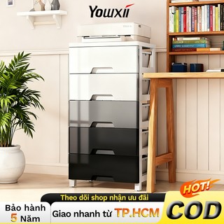  YOWXII Tủ đựng đồ  nhiều tầng bằng PP,có ngăn kéo Đa Năng Kệ Để Đồ Tiện Lợi 
