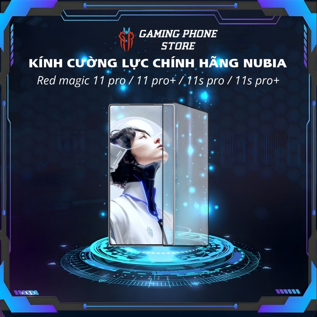 Kính cường lực điện thoại Nubia Red Magic 11 pro / 11 pro + / 11s pro / 11s pro + ( chính hãng )