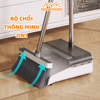 (NEW 2025) Bộ chổi quét nhà thông minh kèm hót rác tiện lợi, chổi 2in1 đa năng bền bỉ cứng cáp