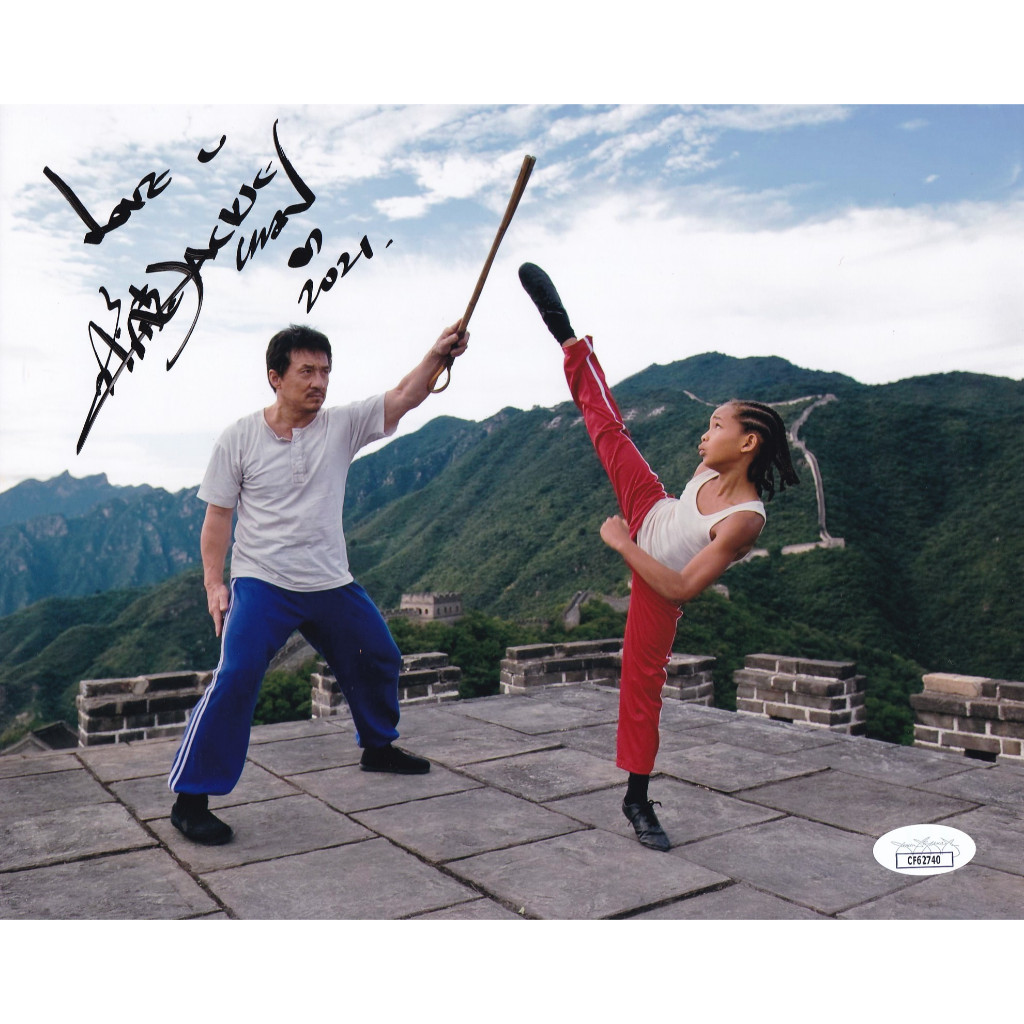 Chữ ký tay của Thành Long Jackie Chan (20x25cm) có chứng nhận