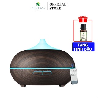  Máy Xông Tinh Dầu Bí Ngô Tặng Tinh Dầu Và Điều Khiển Bù Ẩm Máy Hết Nước Tự Ngắt Có Đèn Led 7 Màu- nga my jsc 