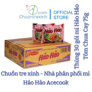   HSD 05 05 2026 Hỏa Tốc 4h  Thùng 30 gói mì Hảo Hảo tôm chua cay 75g Hàng mới date xa Chuồn tre xinh shop 