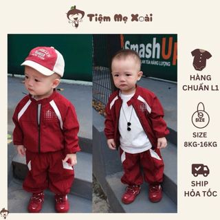 Set RL đỏ chất gió xịn xò cho bé trai từ 8kg đến 13kg