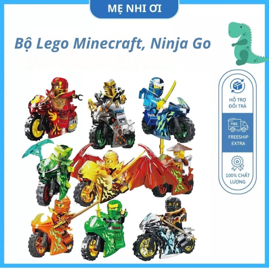 Bộ Lego Minecraft, Ninja Go - Đa dạng mẫu mã cho bé