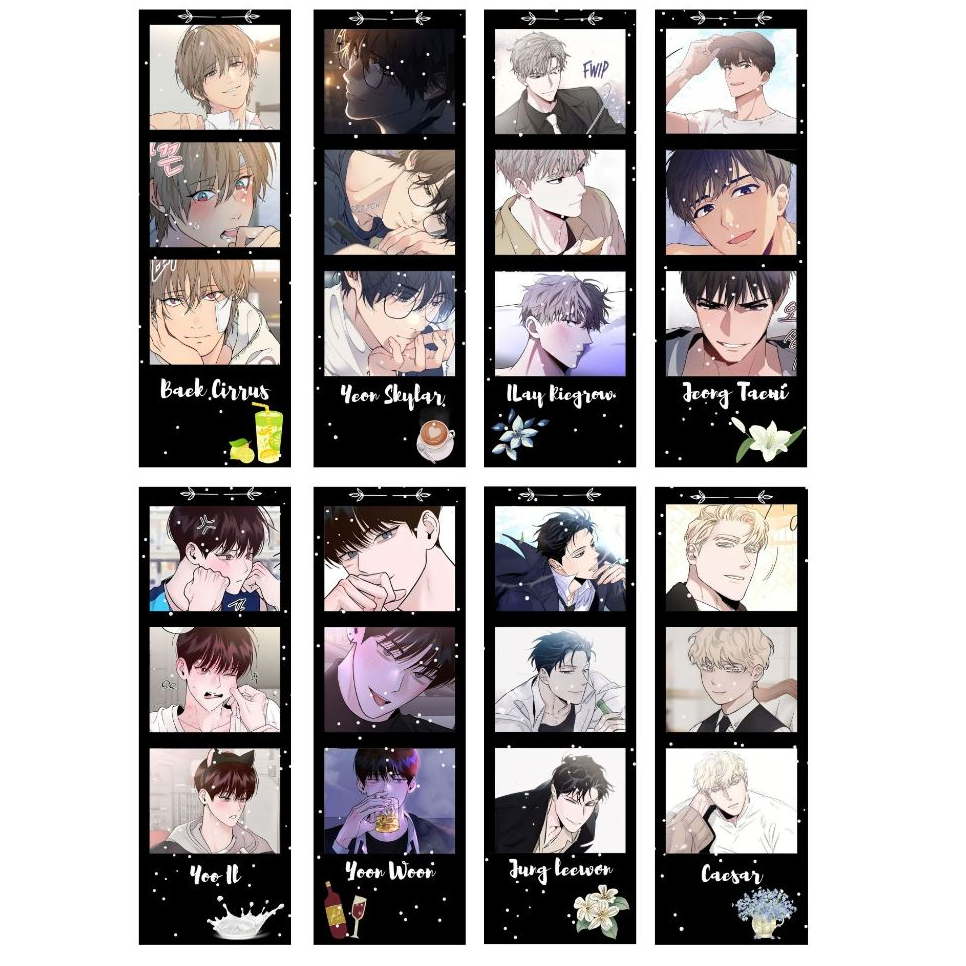 Photostrip 5x15cm manhwa bl Passion, Pearl boy, Vị cứu tinh của thứ 2